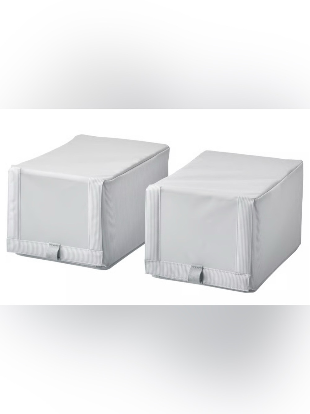IKEA White Fabric Shoebox - 4